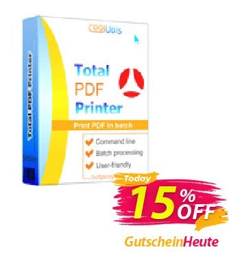 Coolutils Total PDF Printer Pro Coupon, discount 15% OFF Coolutils Total PDF Printer Pro, verified. Promotion: Dreaded discounts code of Coolutils Total PDF Printer Pro, tested & approved