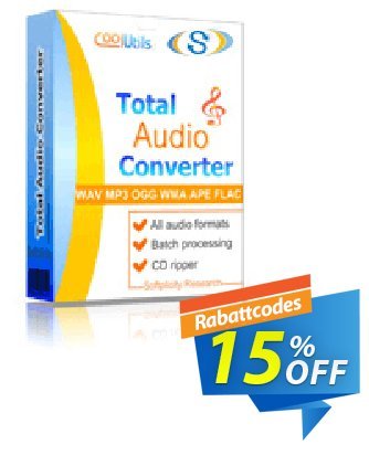 Coolutils Total Audio Converter Gutschein 30% OFF JoyceSoft Aktion: 