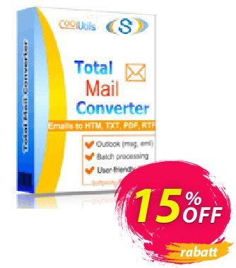 Coolutils Total Mail Converter discount coupon 30% OFF JoyceSoft - 