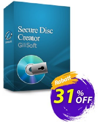 GiliSoft Secure Disc Creator Lifetime discount coupon Gilisoft Secure Disc Creator  - 1 PC / Liftetime free update staggering discounts code 2024 - 