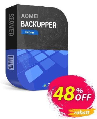 AOMEI Backupper Server + Lifetime Upgrades Gutschein AOMEI Backupper Server + Free Lifetime Upgrade super sales code 2024 Aktion: 