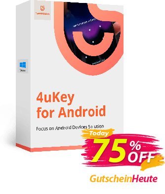 Tenorshare 4uKey for Android (1 year License) Coupon, discount discount. Promotion: coupon code