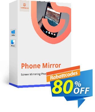 Tenorshare Phone Mirror - 1 Quarter  Gutschein 90% OFF Tenorshare Phone Mirror (1 Quarter), verified Aktion: Stunning promo code of Tenorshare Phone Mirror (1 Quarter), tested & approved