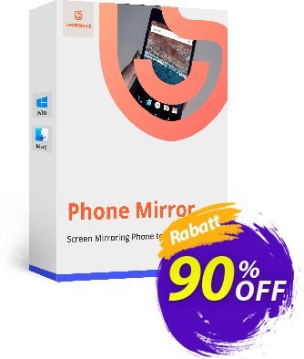 Tenorshare Phone Mirror - 1 Year  Gutschein 90% OFF Tenorshare Phone Mirror (1 Year), verified Aktion: Stunning promo code of Tenorshare Phone Mirror (1 Year), tested & approved