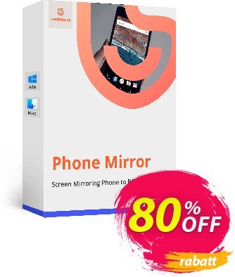 Tenorshare Phone Mirror for MAC (1 Quarter) Coupon, discount 90% OFF Tenorshare Phone Mirror for MAC, verified. Promotion: Stunning promo code of Tenorshare Phone Mirror for MAC, tested & approved