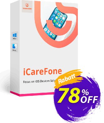 Tenorshare iCareFone Gutschein 78% OFF Tenorshare iCareFone, verified Aktion: Stunning promo code of Tenorshare iCareFone, tested & approved