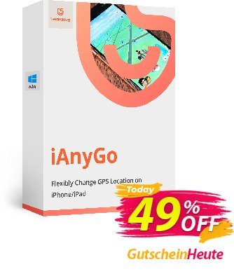Tenorshare iAnyGo - 1-Month Plan  Gutschein 41% OFF Tenorshare iAnyGo (1-Month Plan), verified Aktion: Stunning promo code of Tenorshare iAnyGo (1-Month Plan), tested & approved