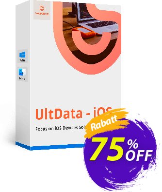 Tenorshare UltData for Windows & Mac Gutschein 75% OFF Tenorshare UltData for Windows/Mac, verified Aktion: Stunning promo code of Tenorshare UltData for Windows/Mac, tested & approved