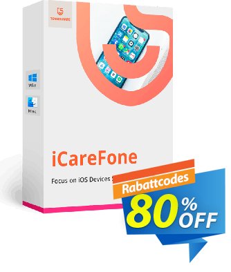 Tenorshare iCareFone for Mac discount coupon 80% OFF Tenorshare iCareFone for Mac, verified - Stunning promo code of Tenorshare iCareFone for Mac, tested & approved