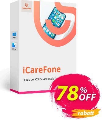 Tenorshare iCareFone - 1 Year License  Gutschein 78% OFF Tenorshare iCareFone (1 Year License), verified Aktion: Stunning promo code of Tenorshare iCareFone (1 Year License), tested & approved