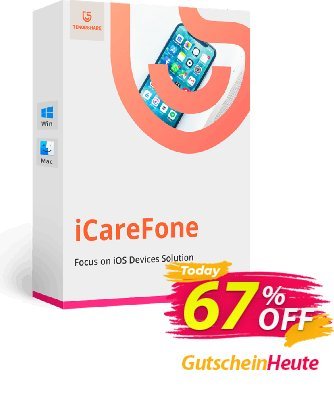 Tenorshare iCareFone for Mac - Unlimited License  Gutschein Promotion code Aktion: Offer discount
