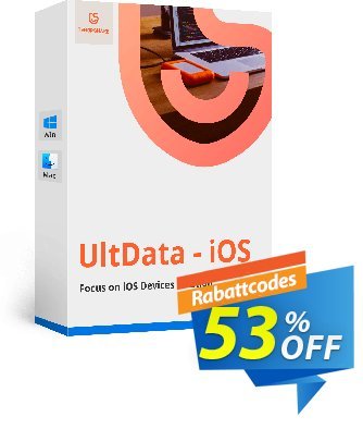 Tenorshare UltData for iOS - 1 month License  Gutschein Promotion code Aktion: Offer discount