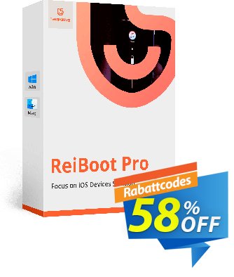 Tenorshare ReiBoot Pro (Unlimited License) Coupon, discount discount. Promotion: coupon code