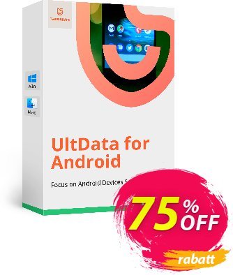 Tenorshare UltData for Android - 1 Year License  Gutschein Promotion code Aktion: Offer discount