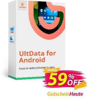 Tenorshare UltData for Android - 1 Month License  Gutschein Promotion code Aktion: Offer discount