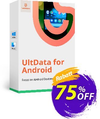 Tenorshare UltData for Android (Mac) (Lifetime) Coupon, discount Promotion code. Promotion: Offer discount