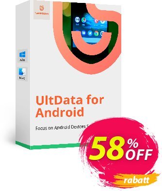 Tenorshare UltData for Android (Mac) (1 Month) Coupon, discount Promotion code. Promotion: Offer discount