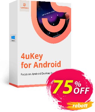 Tenorshare 4uKey for Android (MAC, 1 Month License) Coupon, discount discount. Promotion: coupon code