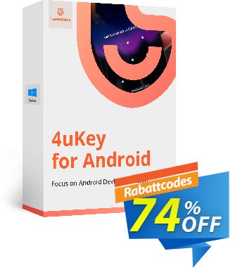 Tenorshare 4uKey for Android (Lifetime License) Coupon, discount discount. Promotion: coupon code