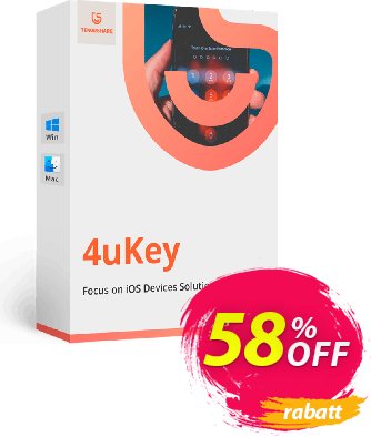 Tenorshare 4uKey (1 Month License) discount coupon discount - coupon code