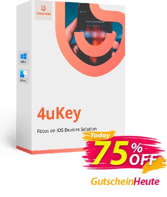 Tenorshare 4uKey for Mac (Lifetime License) Coupon, discount 75% OFF Tenorshare 4uKey for Mac (Lifetime License), verified. Promotion: Stunning promo code of Tenorshare 4uKey for Mac (Lifetime License), tested & approved