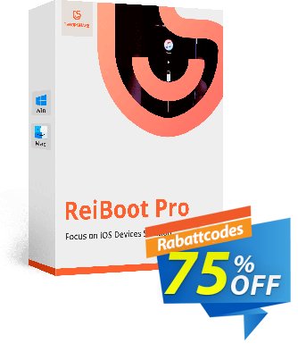 Tenorshare ReiBoot Pro (Lifetime License) Coupon, discount discount. Promotion: coupon code