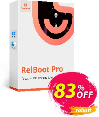 Tenorshare ReiBoot Pro for Mac (6-10 Devices) Coupon, discount discount. Promotion: coupon code