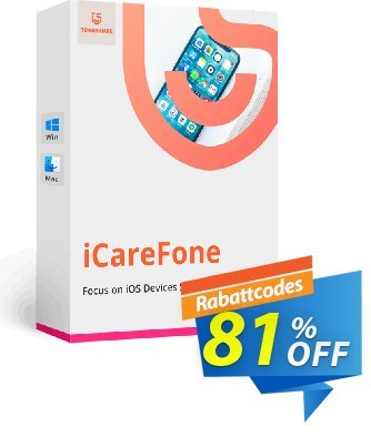 Tenorshare iCareFone for Mac (6-10 Macs) Coupon, discount Promotion code. Promotion: Offer discount