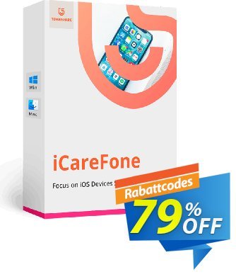 Tenorshare iCareFone for Mac - 1 Month License  Gutschein Promotion code Aktion: Offer discount