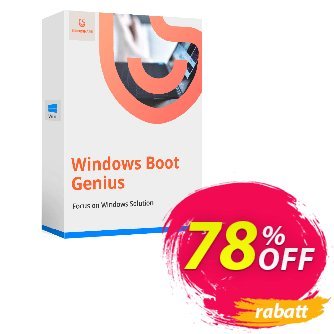 Tenorshare Windows Boot Genius - 2-5 PCs  Gutschein Promotion code Aktion: Offer discount
