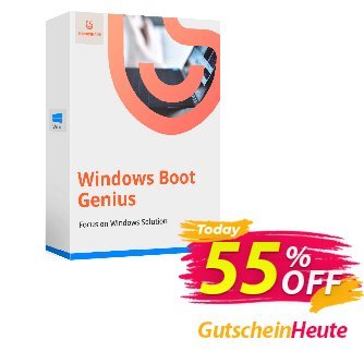 Tenorshare Windows Boot Genius - 1 Month License  Gutschein Promotion code Aktion: Offer discount