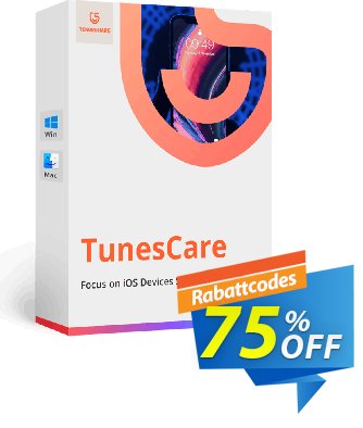 Tenorshare TunesCare Pro for Mac (2-5 Macs) Coupon, discount discount. Promotion: coupon code