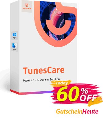 Tenorshare TunesCare Pro (Unlimited License) Coupon, discount discount. Promotion: coupon code