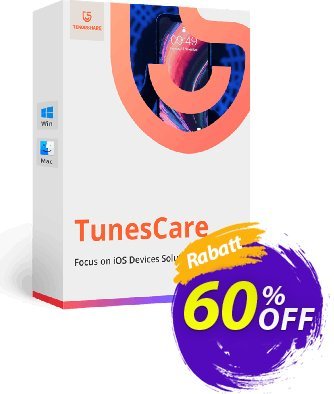 Tenorshare TunesCare Pro for Mac (Unlimited License) Coupon, discount discount. Promotion: coupon code