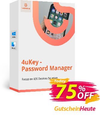 Tenorshare 4uKey Password Manager (1 Month License) discount coupon 74% OFF Tenorshare 4uKey Password Manager (1 Month License), verified - Stunning promo code of Tenorshare 4uKey Password Manager (1 Month License), tested & approved