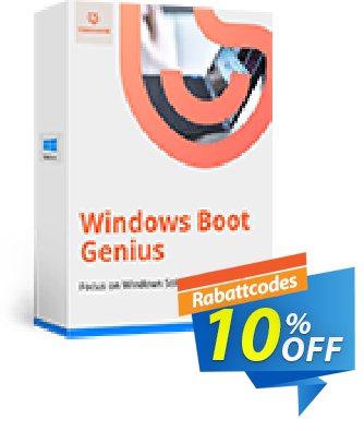 Tenorshare Windows Boot Genius Coupon, discount 10% Tenorshare 29742. Promotion: 