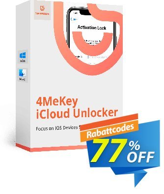 Tenorshare 4MeKey for MAC - Lifetime License  Gutschein 77% OFF Tenorshare 4MeKey for MAC (Lifetime License), verified Aktion: Stunning promo code of Tenorshare 4MeKey for MAC (Lifetime License), tested & approved