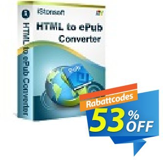 iStonsoft HTML to ePub Converter discount coupon 60% off - 