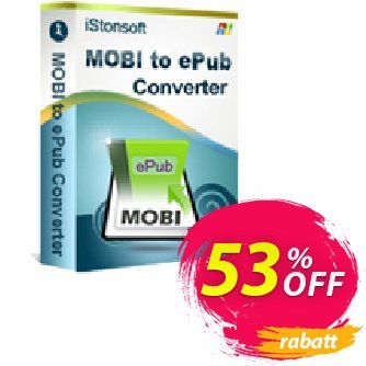 iStonsoft MOBI to ePub Converter Coupon, discount 60% off. Promotion: 