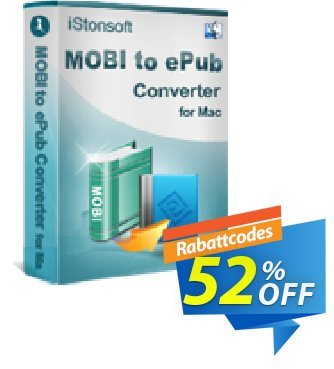 iStonsoft MOBI to ePub Converter for Mac Coupon, discount 60% off. Promotion: 