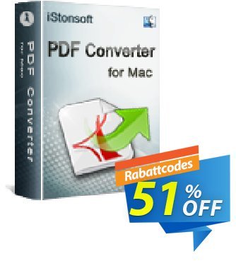 iStonsoft PDF Converter for Mac Coupon, discount 60% off. Promotion: 