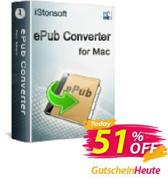 iStonsoft ePub Converter for Mac Coupon, discount 60% off. Promotion: 