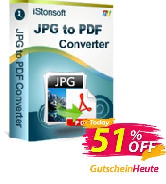 iStonsoft JPG to PDF Converter Coupon, discount 60% off. Promotion: 