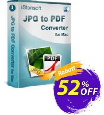 iStonsoft JPG to PDF Converter for Mac Coupon, discount 60% off. Promotion: 