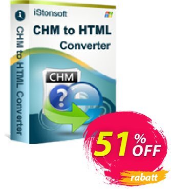 iStonsoft CHM to HTML Converter Coupon, discount 60% off. Promotion: 
