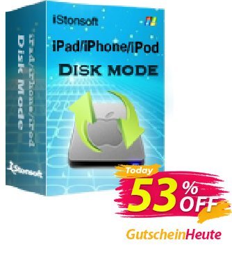 iStonsoft iPad/iPhone/iPod Disk Mode Coupon, discount 60% off. Promotion: 