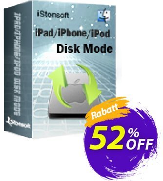 iStonsoft iPad/iPhone/iPod Disk Mode for Mac Coupon, discount 60% off. Promotion: 
