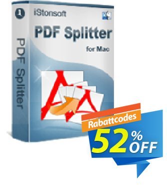 iStonsoft PDF Splitter for Mac Coupon, discount 60% off. Promotion: 
