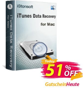 iStonsoft iTunes Data Recovery for Mac Coupon, discount 60% off. Promotion: 