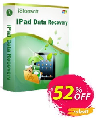iStonsoft iPad Data Recovery Coupon, discount 60% off. Promotion: 